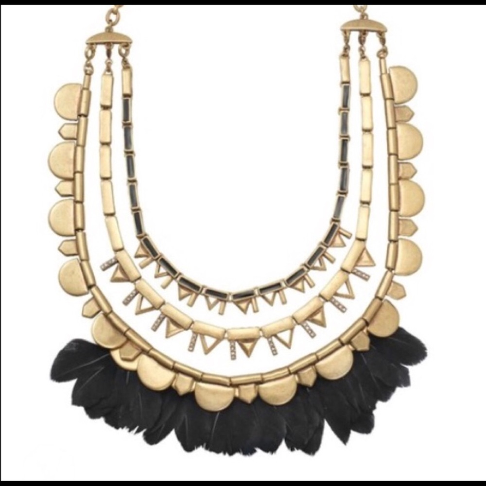 Stella & Dot Plume Necklace